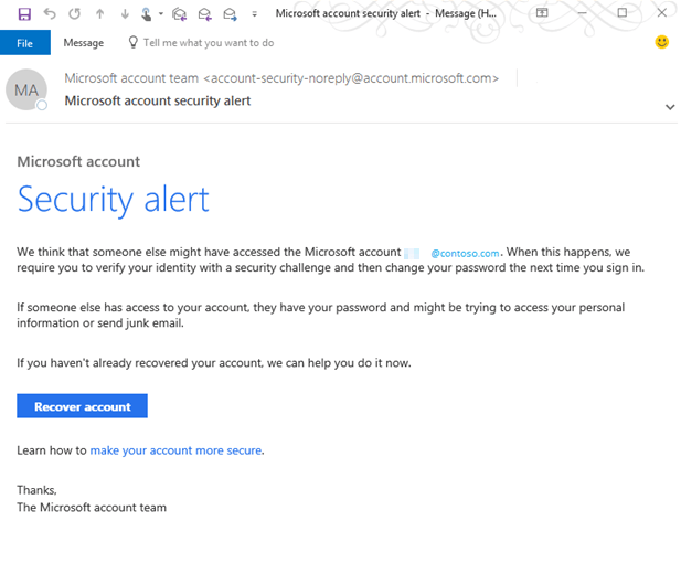 Can I trust email from the Microsoft account team? - Microsoft Support