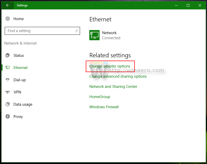 How Change Link Windows 10?