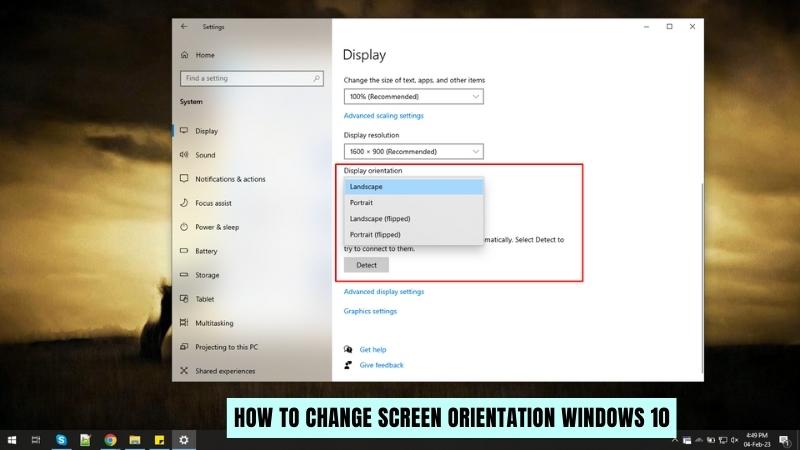 how-to-change-screen-orientation-windows-10