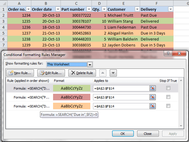 How To Get Color Code In Excel Formula