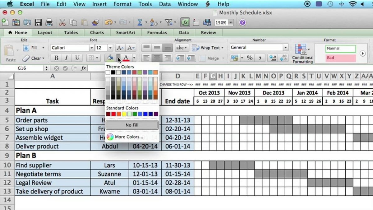 how-to-create-a-recurring-monthly-schedule-in-excel