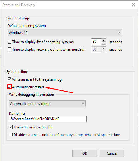 disable automatic restart windows 10 group policy