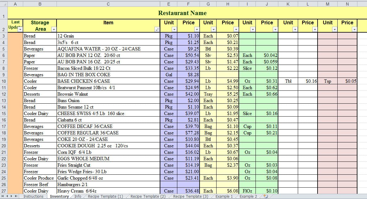 how-to-do-inventory-in-excel