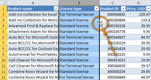 how-to-drag-columns-in-excel