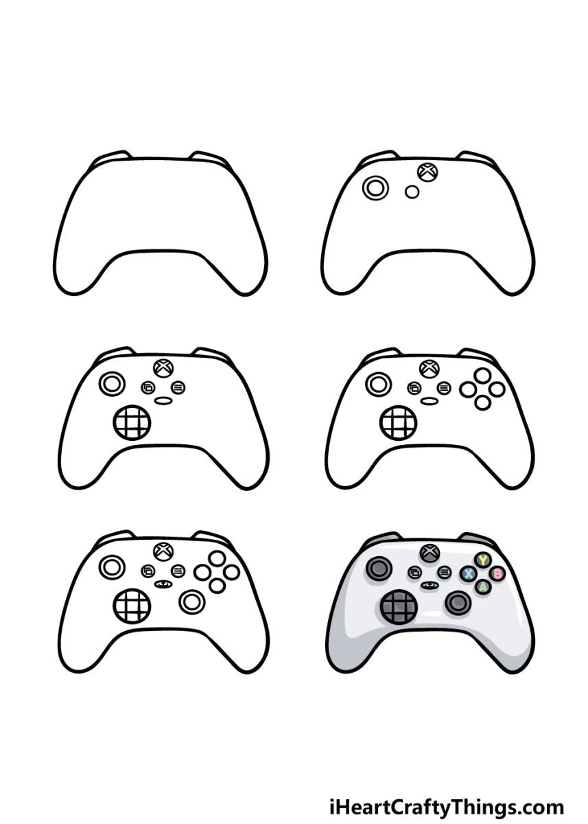 How to Draw Xbox Controller?