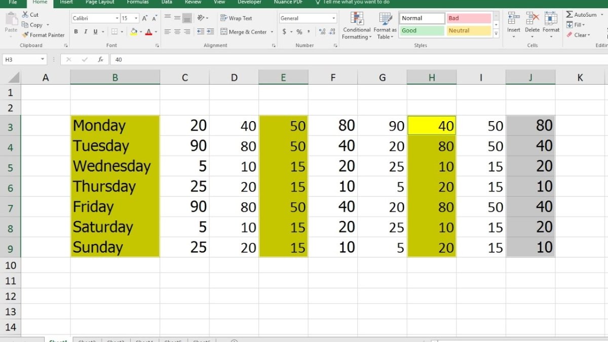 how-to-highlight-multiple-cells-in-excel