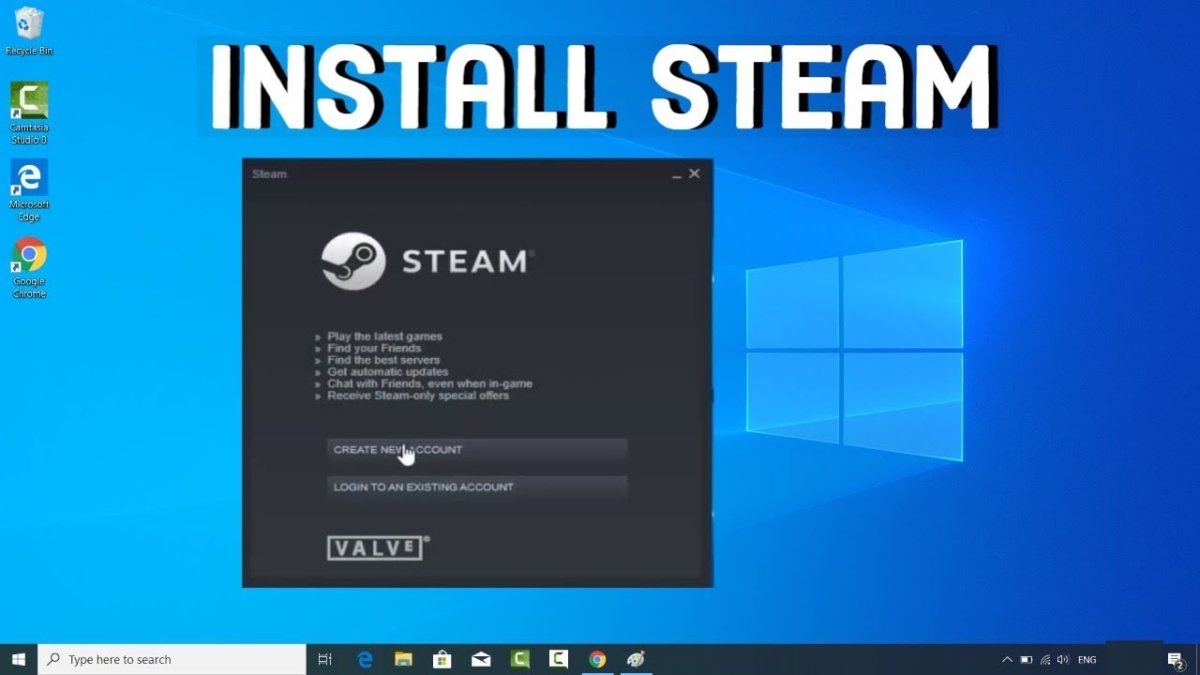 Steam Download for PC Windows 10, 7, 8 32/64 bit Installer