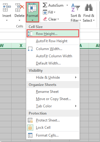 How to Make All Rows the Same Size in Excel