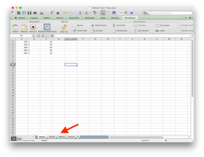 How To Move To Next Sheet In Excel