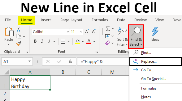 how-to-new-line-in-excel