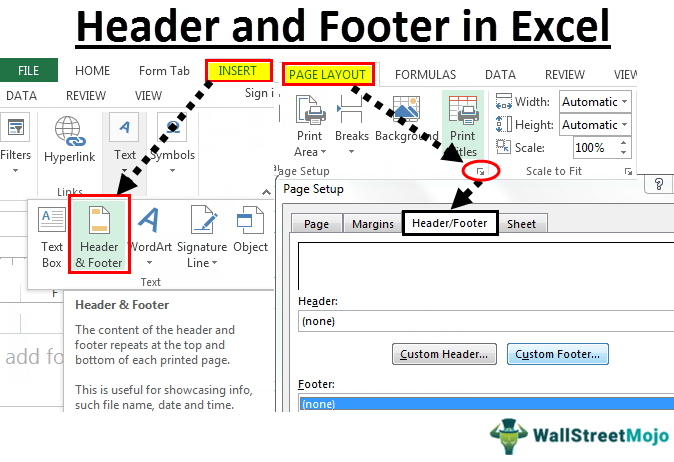 how to remove header in excel in every page