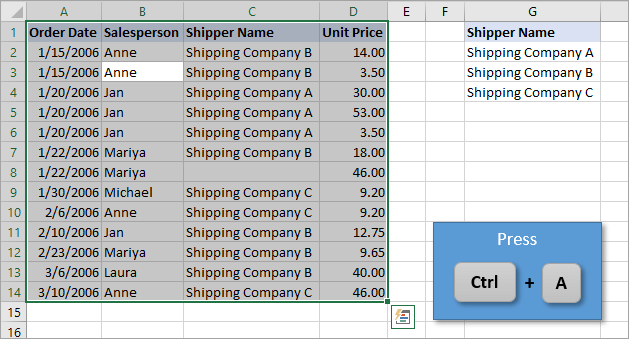 how-to-select-all-cells-below-in-excel