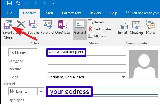 Cara Mengirim Email Massal di Outlook Tanpa Menampilkan Alamat