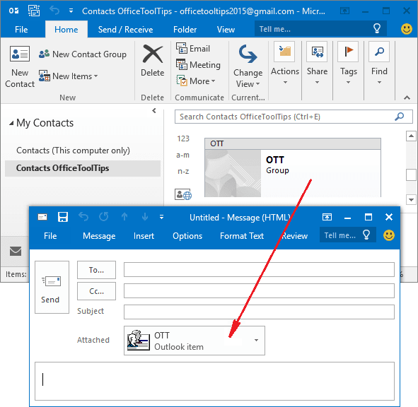 How To Find A Contact Group In Outlook