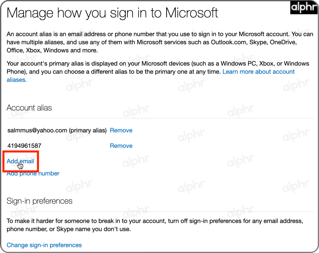A better way to manage aliases and primary email address for your Microsoft  account