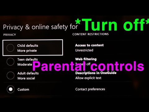 Confirming your Parental Controls PIN