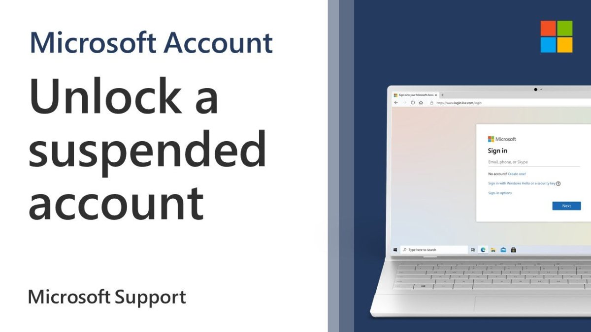 How to Unlock Microsoft Account?