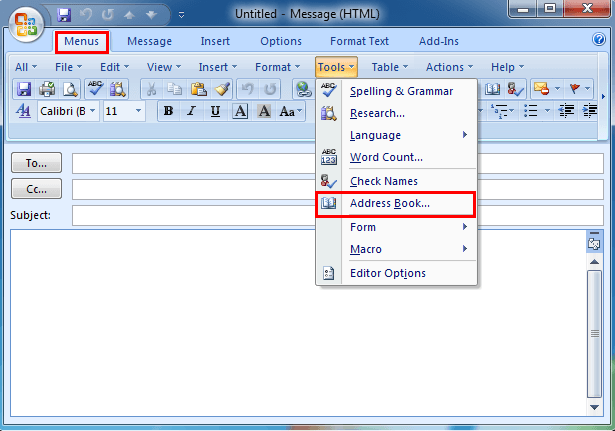 where-is-the-address-book-in-outlook