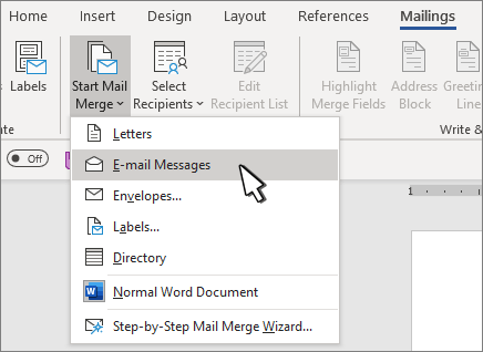How to Do a Mail Merge in Outlook From Excel?