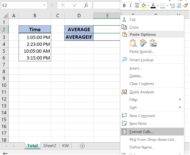 How to Average Time in Excel?