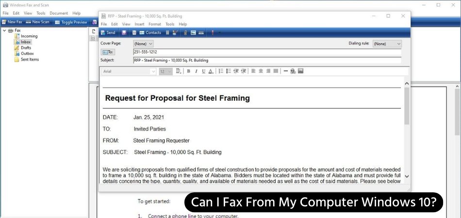 Can I Fax From My Computer Windows 10? - keysdirect.us