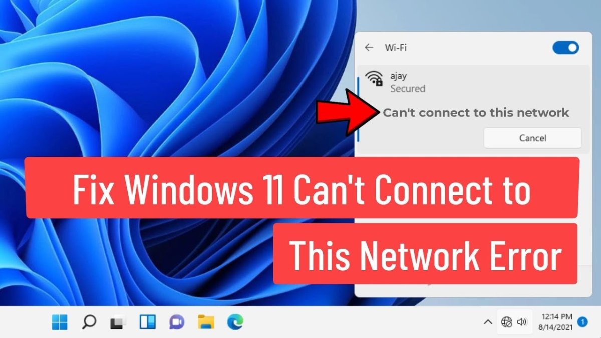 Cant Connect to This Network Windows 11? - keysdirect.us