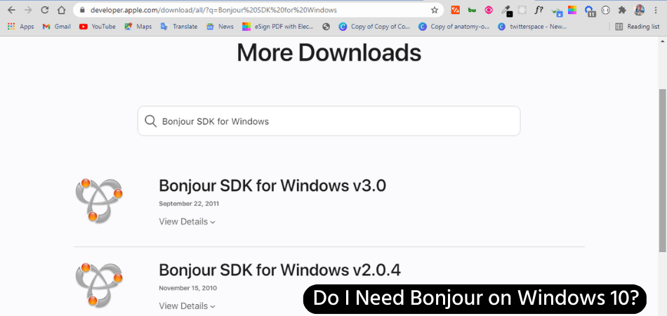 Do I Need Bonjour on Windows 10? - keysdirect.us