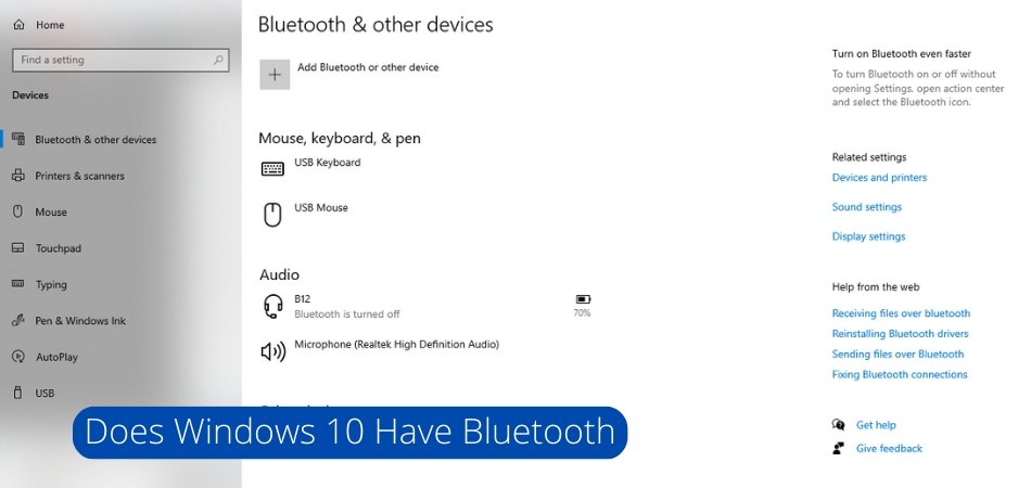 Does Windows 10 Have Bluetooth? - keysdirect.us