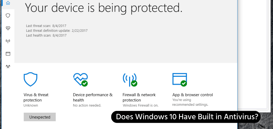 Does Windows 10 Have Built in Antivirus? - keysdirect.us