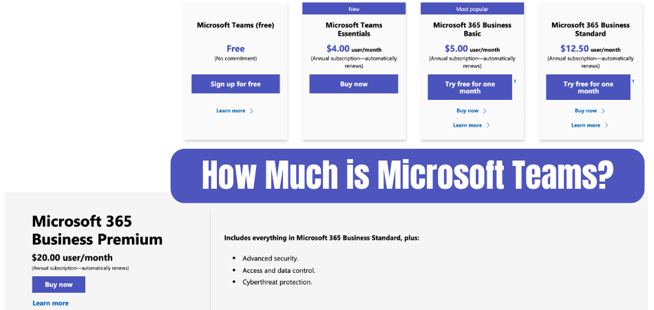 How Much is Microsoft Teams? - keysdirect.us