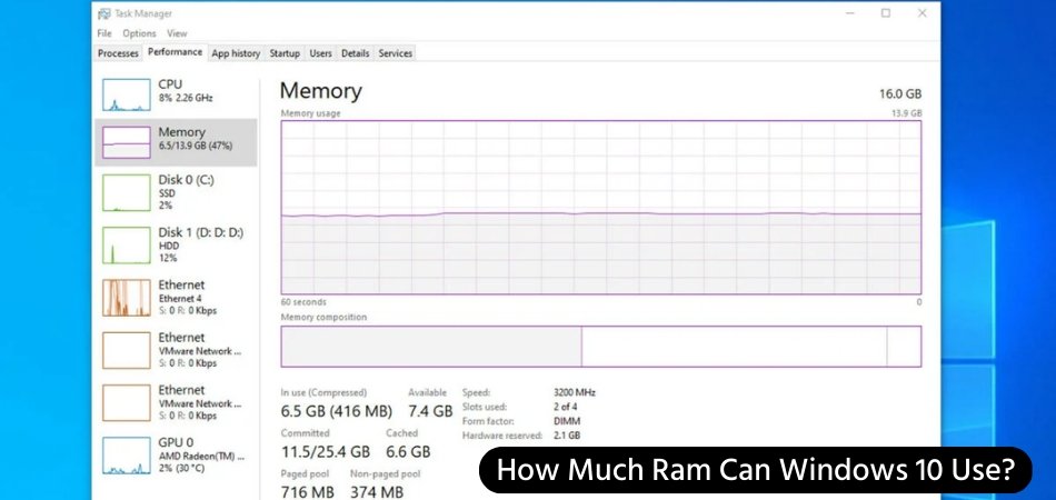 How Much Ram Can Windows 10 Use? - keysdirect.us