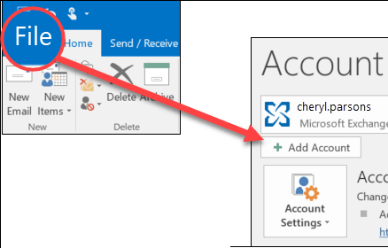 How to Add Another Email to Outlook App? - keysdirect.us