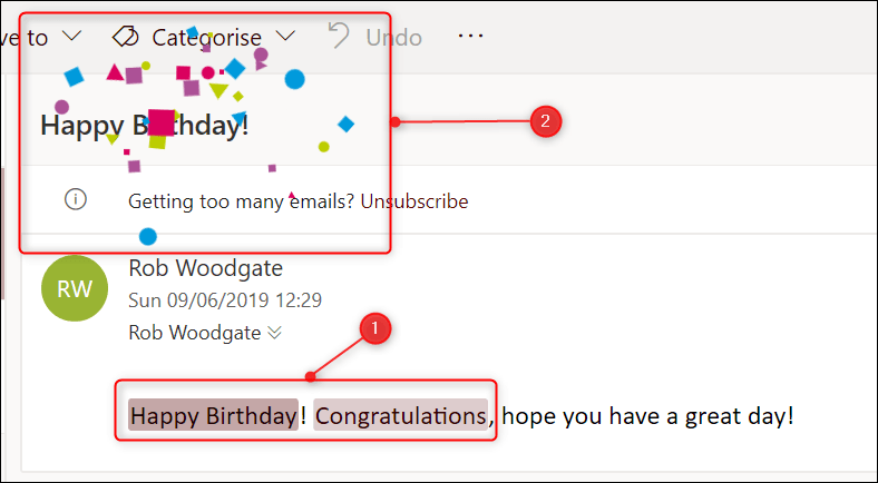 How to Add Confetti to Outlook Email? - keysdirect.us