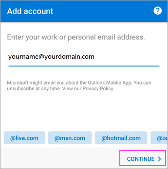 How to Add Outlook Email to Android? - keysdirect.us