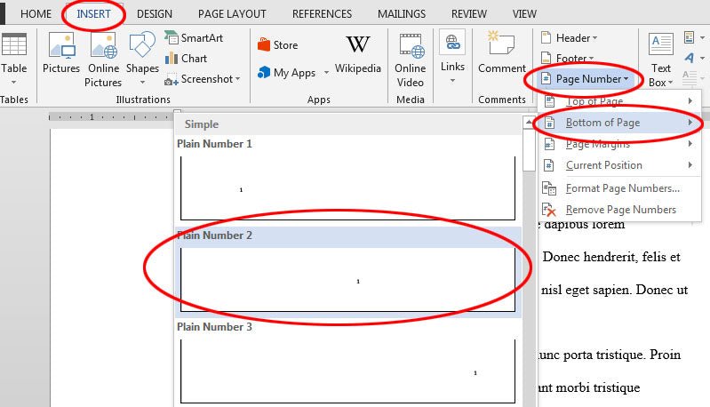 How to Add Page Numbers Microsoft Word? - keysdirect.us