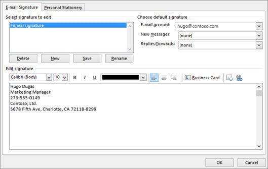 How to Add Signatures in Outlook? - keysdirect.us