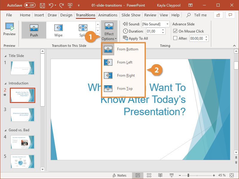 How to Add Transitions in Powerpoint? - keysdirect.us