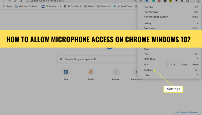 How To Allow Microphone Access On Chrome Windows 10? - keysdirect.us
