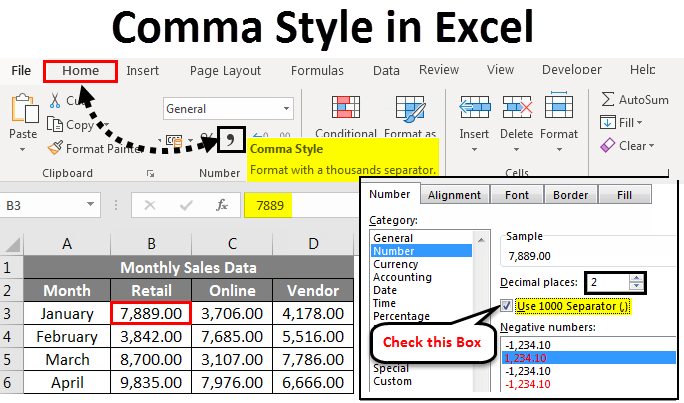 How to Apply Comma Style in Excel? - keysdirect.us