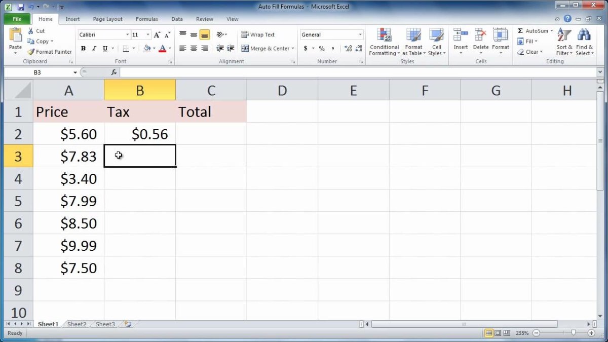 How to Autofill a Column in Excel? - keysdirect.us