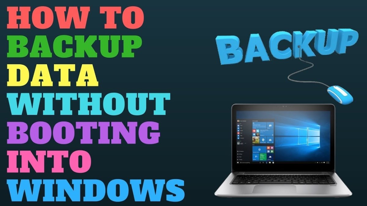 How to Backup Data Without Booting Into Windows 10? - keysdirect.us