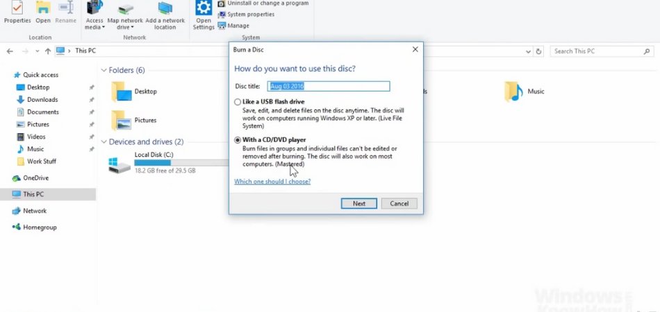 How to Burn a Disc in Windows 10? - keysdirect.us