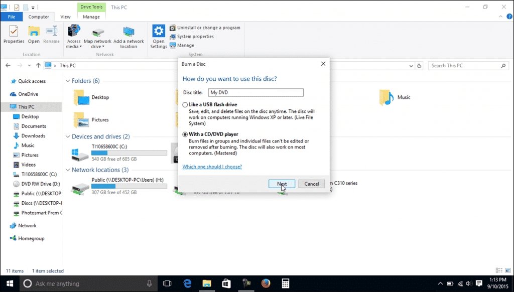 How to Burn a Disc on Windows 10 - keysdirect.us