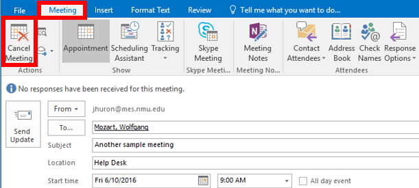 How to Cancel a Meeting in Outlook? - keysdirect.us