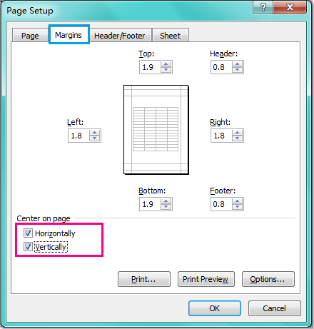 How to Center Print in Excel? - keysdirect.us
