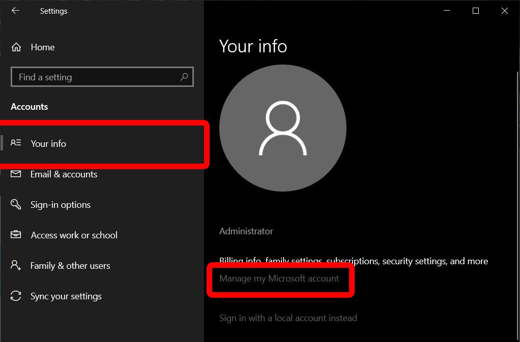 How to Change Administrator Name on Windows 10 - keysdirect.us