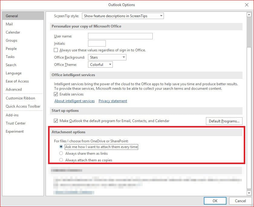 How to Change Attachment Settings in Outlook? - keysdirect.us