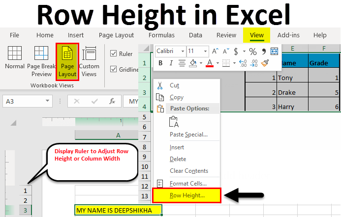 How to Change Cell Height in Excel? - keysdirect.us