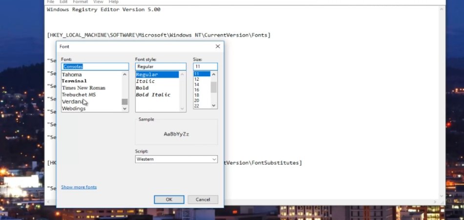 How to Change Default Font in Windows 10? - keysdirect.us