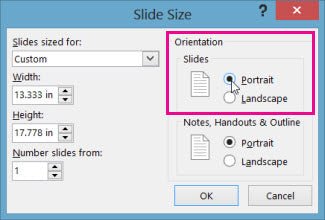 How to Change Landscape to Portrait in Powerpoint? - keysdirect.us
